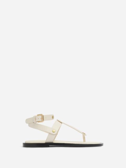 CO Ankle Wrap Sandal in Calf Skin Leather