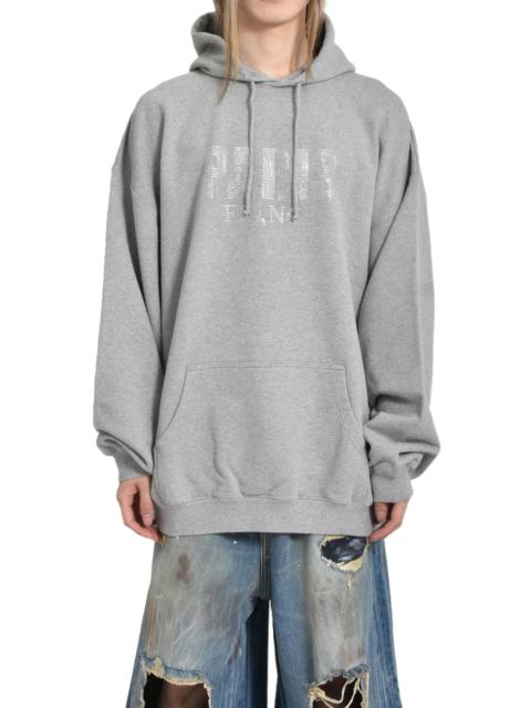 VETEMENTS CRYSTAL PARIS HOODIE / GRY