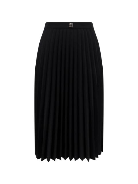 Pleated Black Long Dress