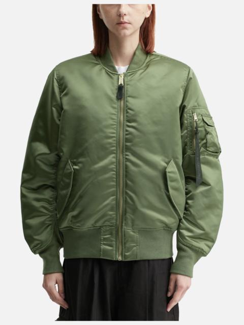 ALPHA INDUSTRIES MA-1 BASE FLIGHT BOMBER JACKET