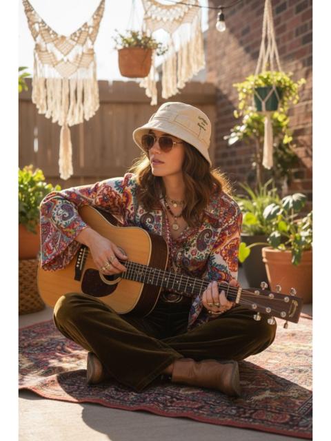 Hysteric Glamour Vintage HYSTERIC GLAMOUR x JIMMY HENDRIX Corduroy Bucket Hat