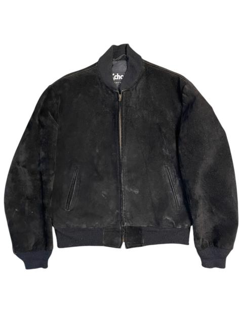 Schott Rare🔥90’S Schott Suede Leather Bomber Jacket Size 42