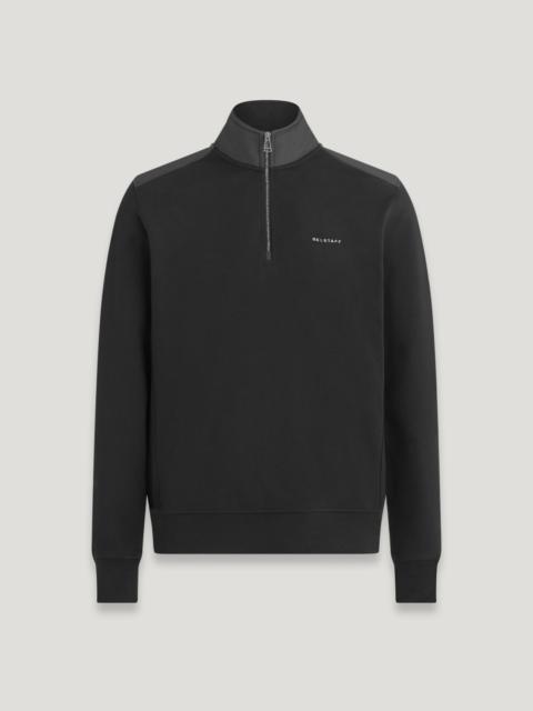 Belstaff ALLOY QUARTER ZIP SWEATSHIRT