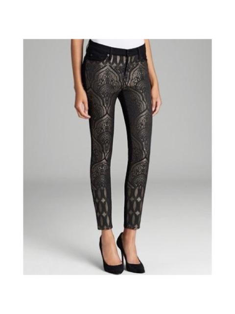 7 For All Mankind The Pieced Skinny in Art Nouveau Jacquard