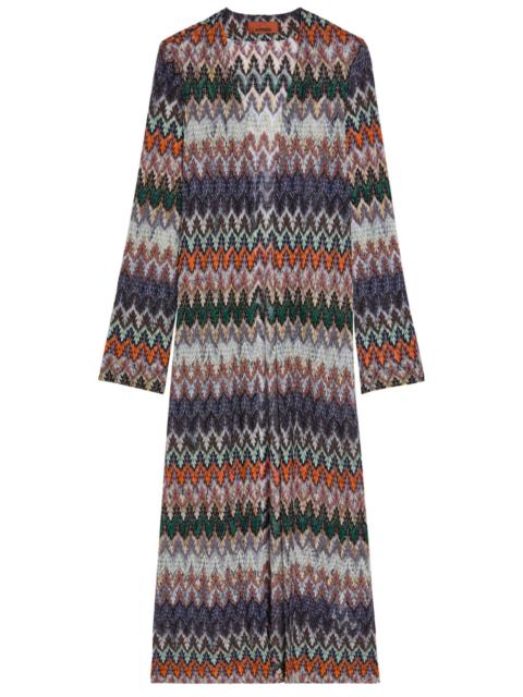 Missoni Missoni Chevron Fine-knit Shirt Cardigan