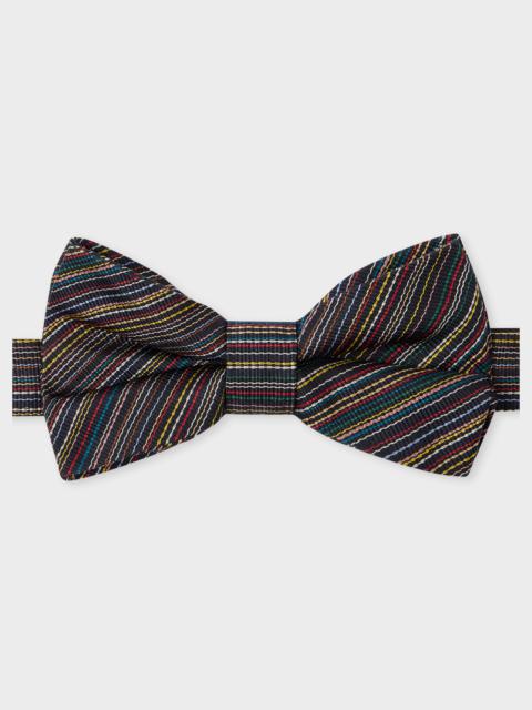 Paul Smith Silk Pre-Tied 'Signature Stripe' Bow Tie