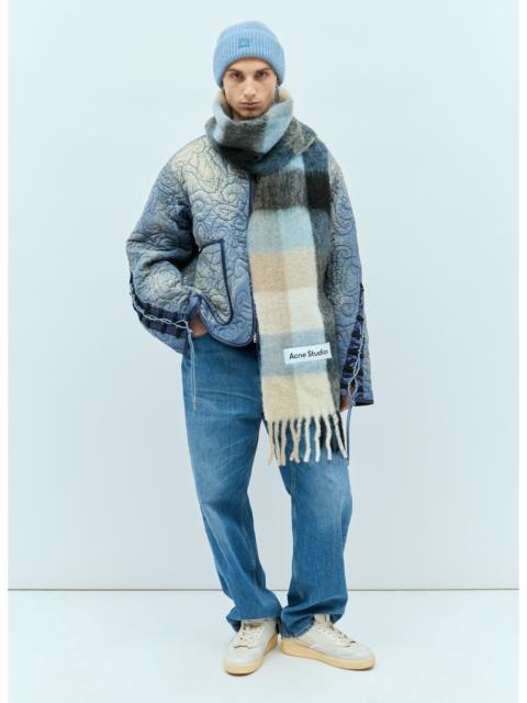 Acne Studios Acne Studios Men Mohair Checked Scarf