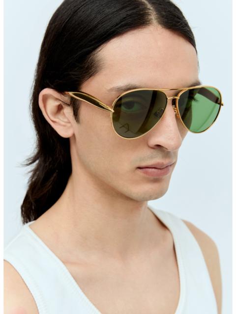 Bottega Veneta Bottega Veneta Men Sardine Aviator Sunglasses
