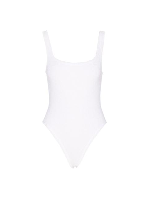 crinkled swimsuit