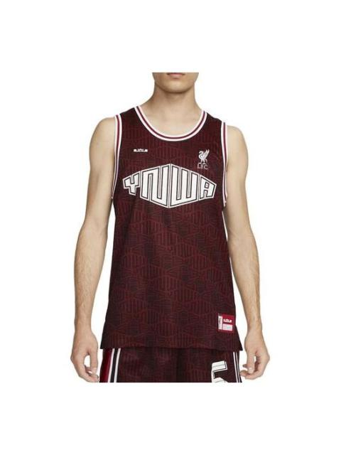 Nike LeBron x Liverpool FC DNA Basketball Jersey 'Red' DV9519-652