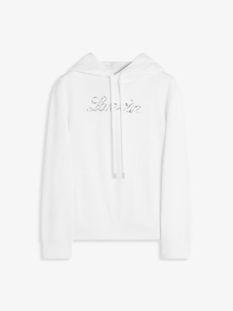Lanvin LANVIN BEAD EMBROIDERED HOODIE