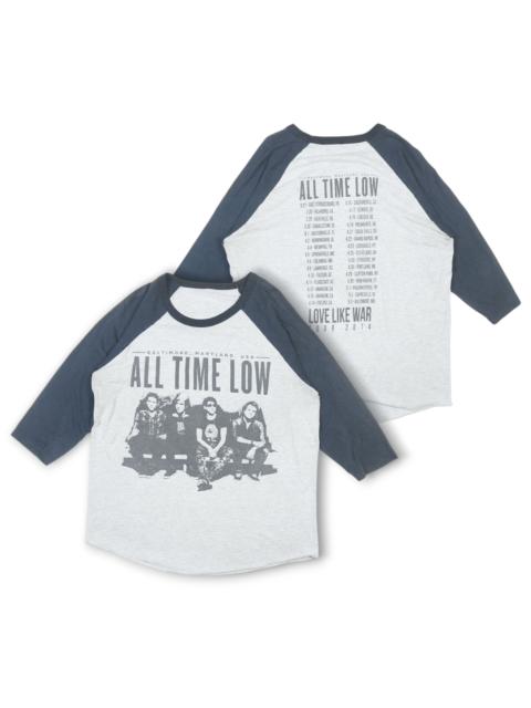 Other Designers Band Tees - All Time Low Band Love Like War 2014 Tour Double-Sided TEE