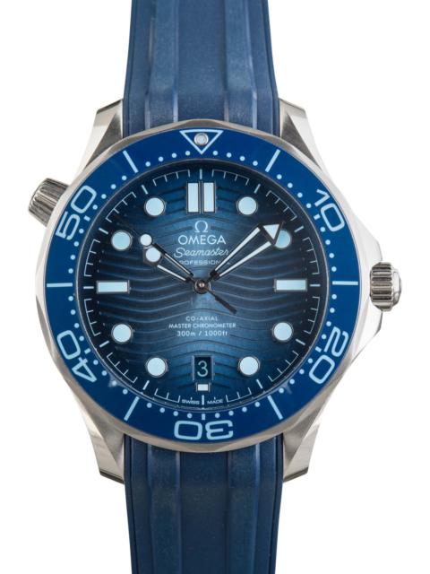 OMEGA Used Omega Seamaster Diver 300M Blue Dial & Rubber Strap