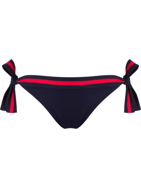 Vilebrequin Women Side Tie Bikini Bottom Solid - Vilebrequin x Ines de la Fressange
