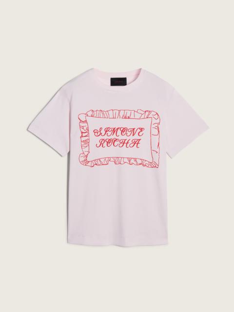 Simone Rocha Pillowcase Logo Print T-Shirt
