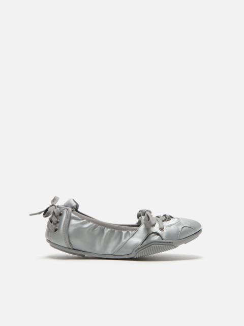 Acne Studios Lace-up satin shoes - Light grey