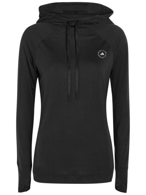 Stella McCartney Adidas X Stella Mccartney Studio Hooded Jersey Training top