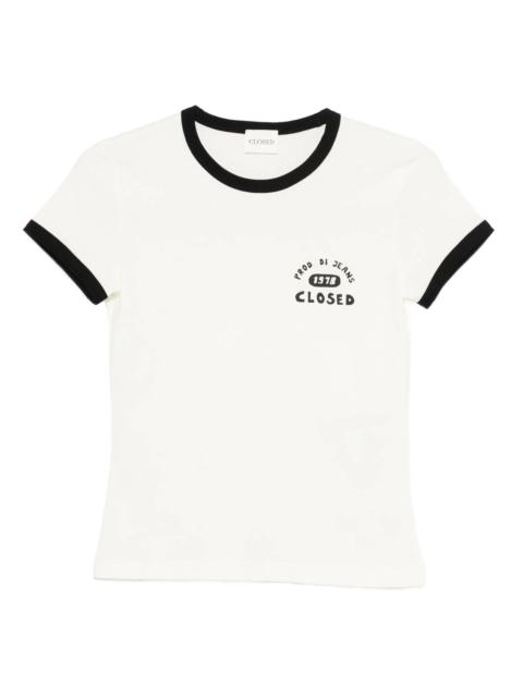 CLOSED Closed Contrasting-trim T-shirt