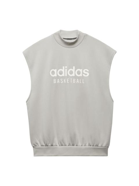 adidas adidas Basketball Sleeveless Sweatshirt 'Grey' IA3416