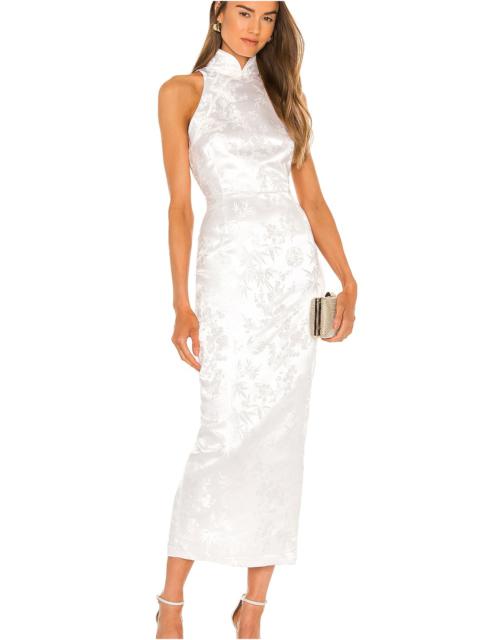 SAU LEE Jill Chinese Jacquard Pencil Dress