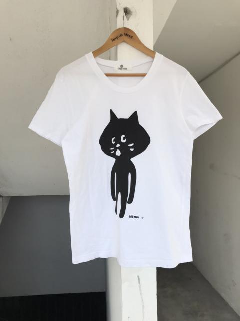 Other Designers Ne-net Issey Miyake Iconic Cat logo Tee