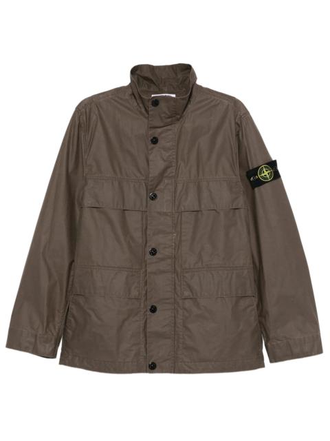 Stone Island Stone Island Men Waxed Pigment Cotton Tela Field Jacket