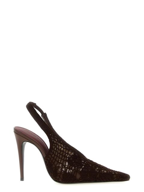 MAGDA BUTRYM Crochet slingback