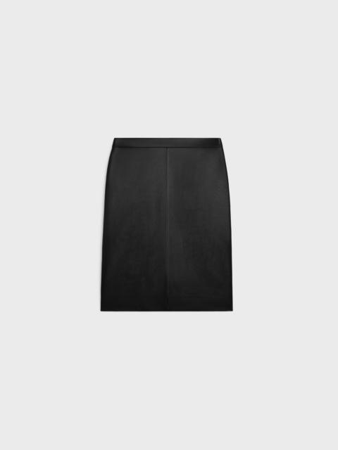CELINE pencil skirt in soft lambskin