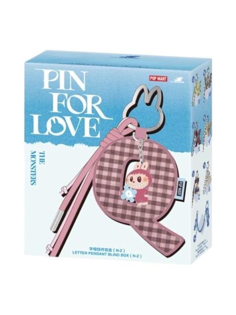 POP MART Pop Mart The Monsters Labubu Pin for Love Letter Pendant Sealed Case (N-Z) (1 Blind Box) PPMT-2508-0