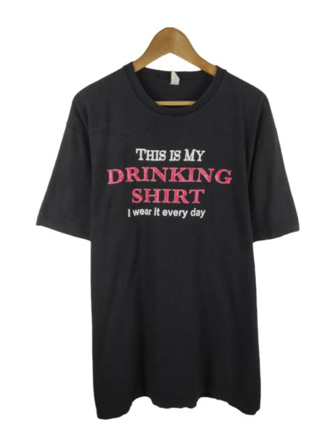 Other Designers Vintage - This Is My Drinking Shirt Parody Statement Shirt