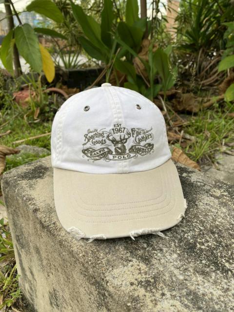 Other Designers Polo Ralph Lauren × Vintage - Polo Ralph Lauren Adjustable Leather Hat Cap