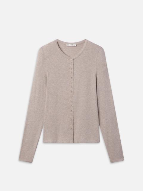 FRAME The Rib Splay Top