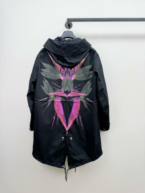 Givenchy Givenchy hooded trench coat in black