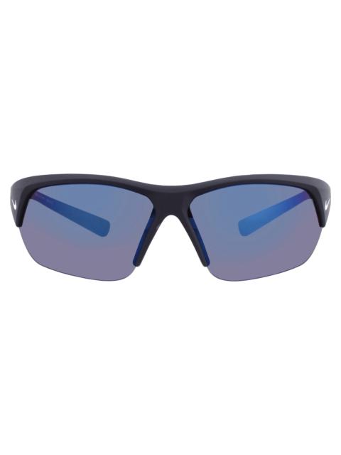 Nike Nike Grey Blue Mirror Wrap Men's Sunglasses NIKE SKYLON ACE FQ46 014 69