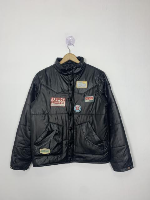 Other Designers Japanese Brand - Vintage SURFSPORT Patches Puffer Zip Up Jacket J0997