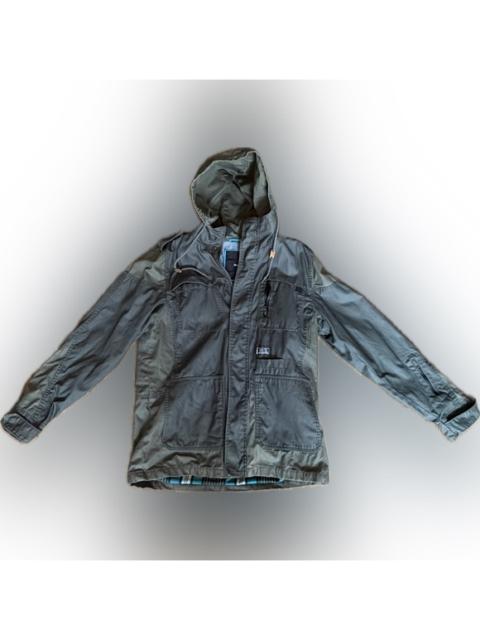 Other Designers HURLEY Waxed
Plaid Lined Field Jacket
Covert Military Tactical Sz