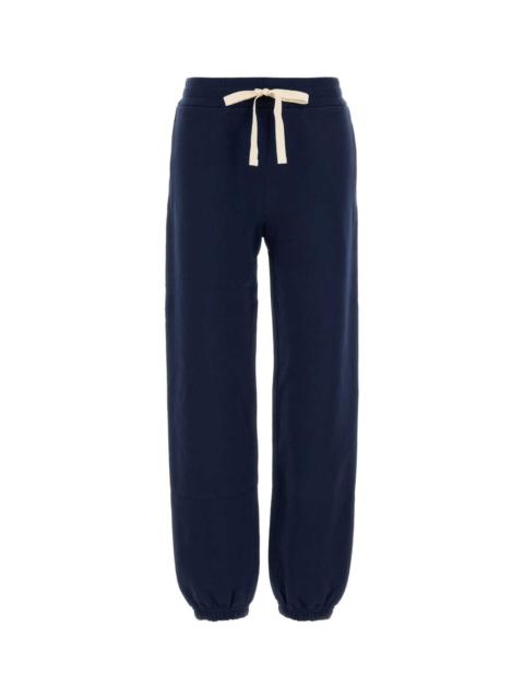 Jil Sander Jil Sander Women Navy Blue Cotton Joggers