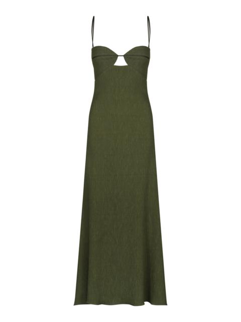 Johanna Ortiz Dream Spinner Ankle Dress green