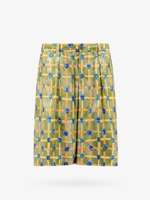 Marni Man Bermuda Shorts Man Green Bermuda Shorts