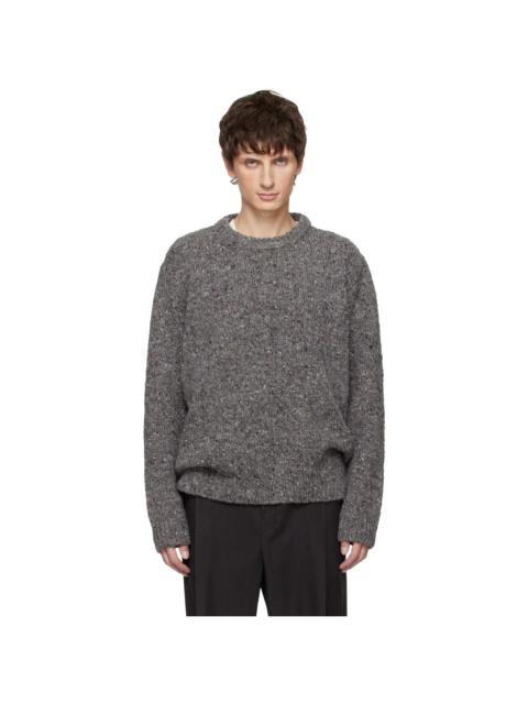 Maison Margiela Gray Crewneck Sweater
