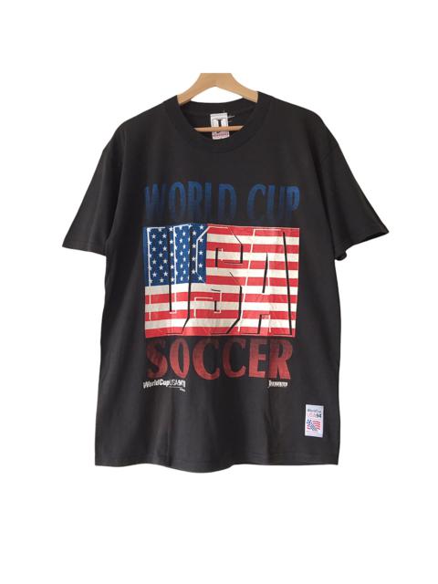 Other Designers Vintage - Authentic Vintage NOS 1991 World Cup USA 94 Promo Tee L