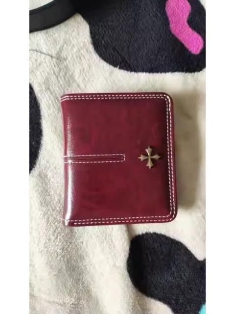 Japanese Brand - PU Leather Cross Wallet (burgundy)