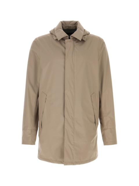 Herno Cappuccino polyester jacket
