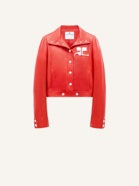 courrèges REEDITION VINYL JACKET
