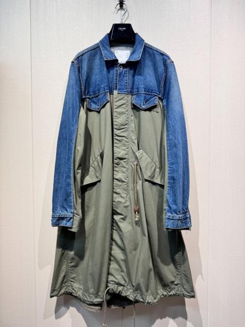 sacai SACAI Denim Patchwork Jacket