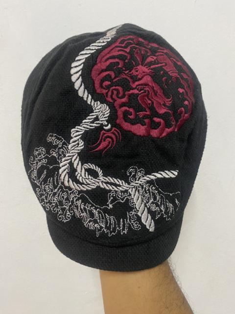Other Designers Japanese Brand - 🔥Vintage🔥Full Embroid Like Sukajan Oriental Brand Flat Hat