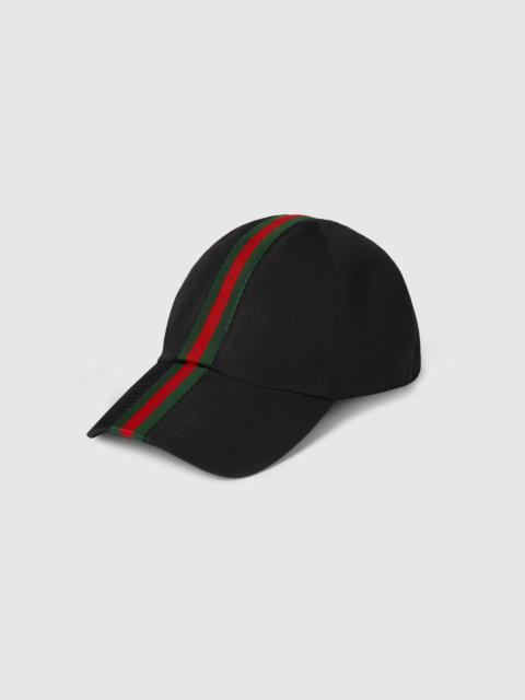 GUCCI Cotton baseball hat with Web