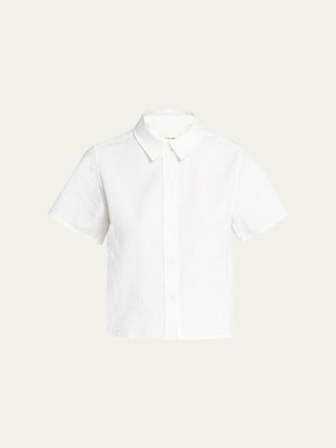 FRAME The Seersucker Top