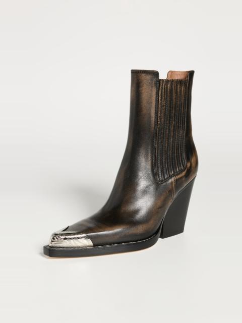 PARIS TEXAS Dallas Embellished Toe Ankle Boots