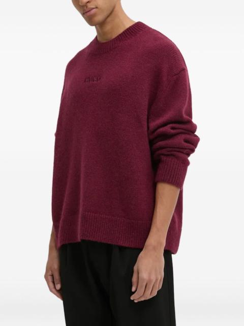 HUGO embroidered crew-neck